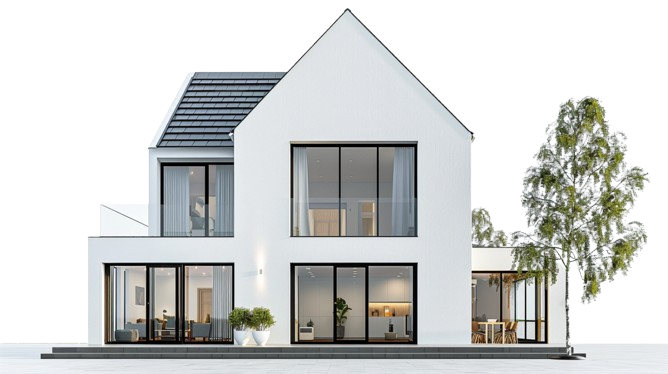 Model casă la cheie: Vila Classic Duo